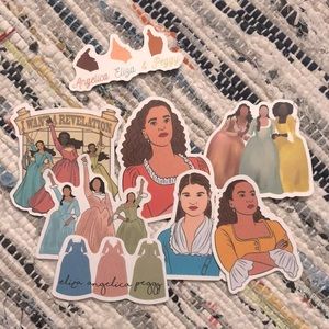 *~8 PACK~* Schuyler Sisters Hamilton VSCO Vinyl Waterbottle Sticker Pack